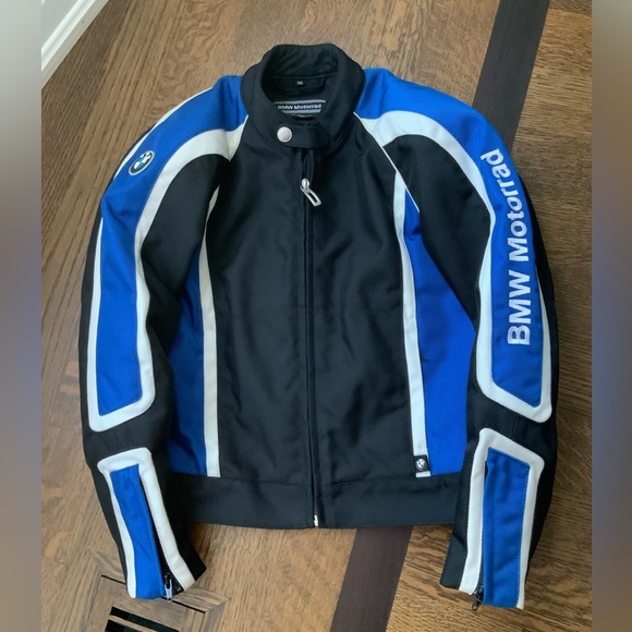 RARE Vintage BMW Motorrad Rider Jacket Junior Youth Kids Size Medium BRAND NEW - Picture 2 of 16